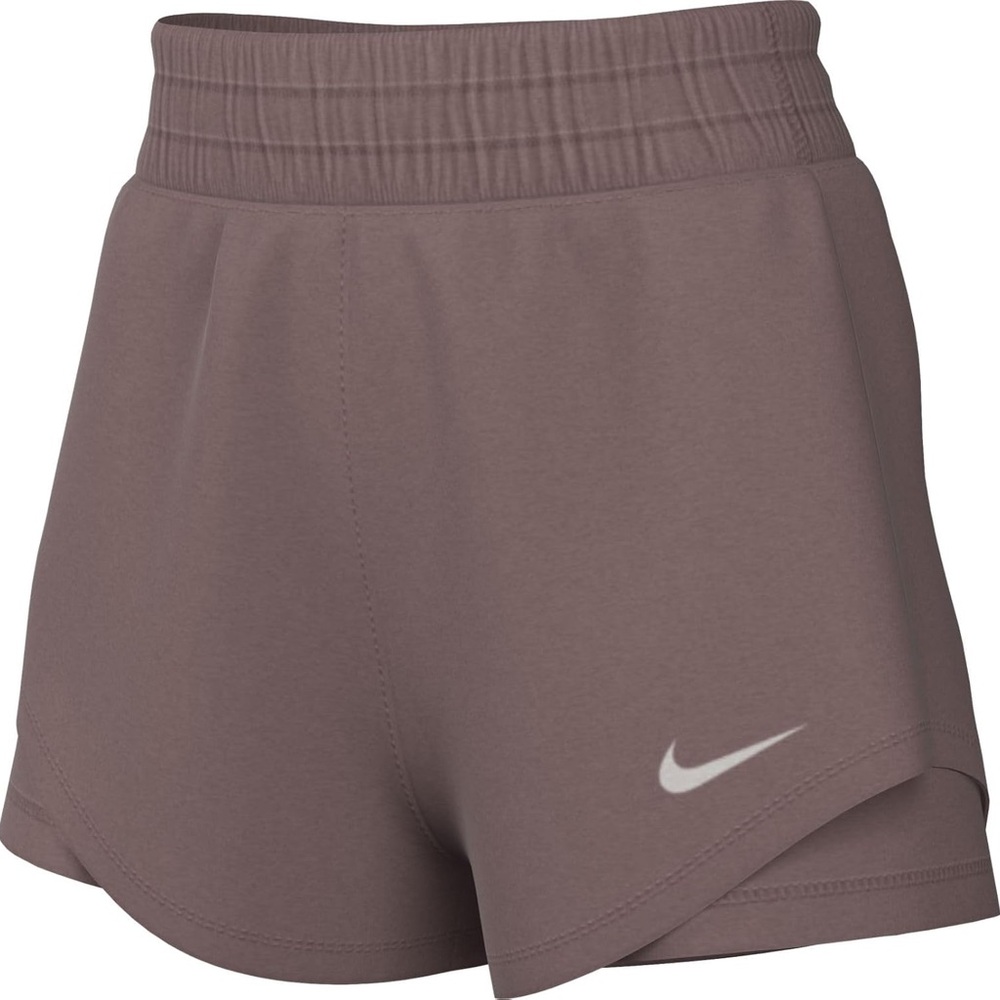 Nike Women's One Dri-FIT High-Waisted 3" 2-in-1 Shorts